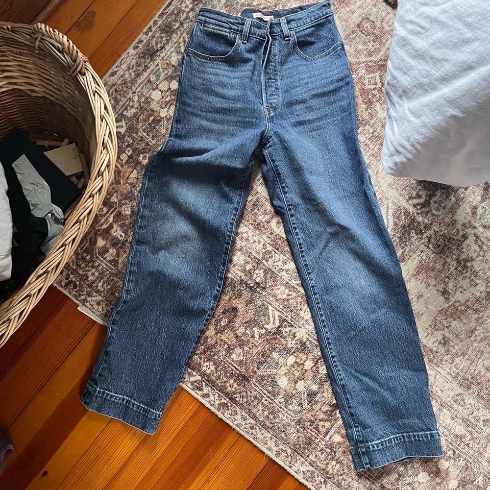 Levi's CINCH WAIST Women's Straight Leg Jeans